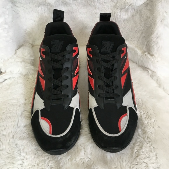 NEW Zadig & Voltaire Multicolor Colorblock Suede Leather Sneakers 40 US 7 - Picture 4 of 14